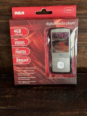 Rca M4304 Mp3 4 Gb Digital Media Player Model