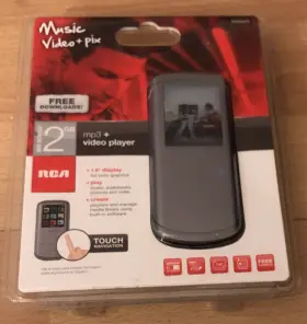 M4602r Rca Mp3 Video Player W Fm Radio Touch Screen Holds 600 Songs