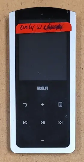 M4804r-a Rca M4804r - Black And White Very Rare Digital Mp3 Music Player Works / Read