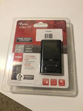 Rca M5504 4gb Portable Mp3 Player With 1.8 Inch Full Color Display Unopened