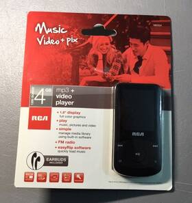 Rca M6504 Mp3 4 Gb Music Video And Pix Portable Media Audio Player Model
