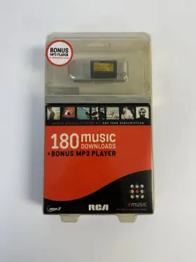 Ra192g371f10yr Rca Emusic Flash Digital Music Mp3 Player Kit - New In Box