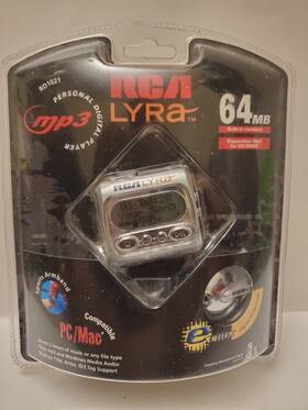 Rca Rd1021 Lyra Mp3 Player 64mb Sealed Rare
