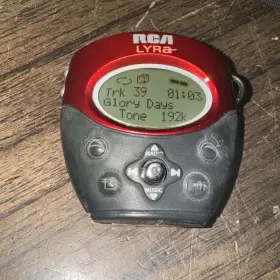 Rd1080 Rca Lyra 128mb Portable Digital Audio Player Red Mp3 Pro 2002