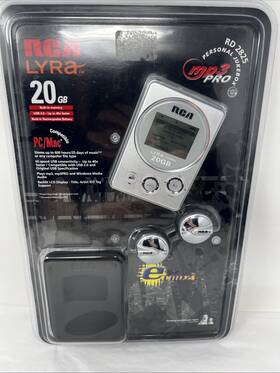 Rca Rd2825 Lyra Jukebox 20gb Portable Mp3 Player Digital Music Mp3pro Pc/mac New