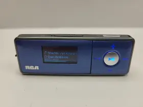 Th1602-a Rca Th1602a Rare Mini Pocket Portable Usb Mp3 Player Blue Working