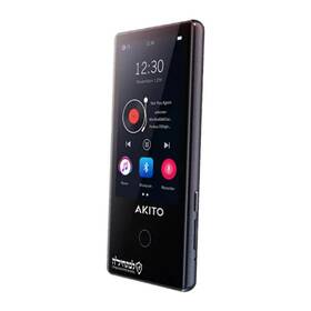 Rinko Usa Inc 1000019 Akito L13 Kosher Mp3 Player Black