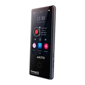 1000019 Rinko Usa Inc Akito L13 Kosher Mp3 Player Black
