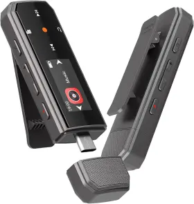 Ruizu 445000083081 64gb Type-c Usb Mp3 Player With Bluetooth 5.3 Clip Portable Music