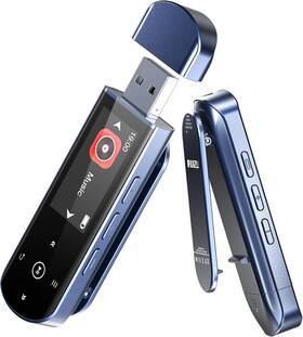 Ruizu 445009972935 64gb Usb Mp3 Player With Bluetooth 5.3 Clip Jam Portable Music For