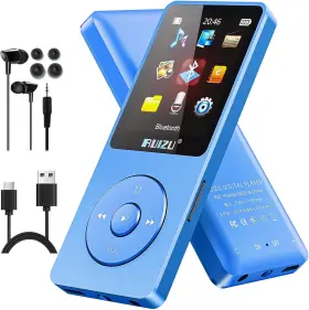 Ruizu 445048250292 64gb Mp3 Player With Bluetooth 5.3 Weight 0.055 Lbs Portable Music Playe