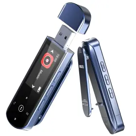 Th55bluus Ruizu 64gb Usb Mp3 Player With Bluetooth 5.3 Clip Jam Portable Music For Sp