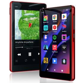 Ruizu Thm16red 163gb Android Mp3 Player With Bluetooth And Wifi 4.5 Inch Touchscreen Music Play
