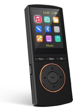 Safuciiv 639395612002 Mp3 Player With Bluetooth 5.2 Hifi 32gb Deep Black