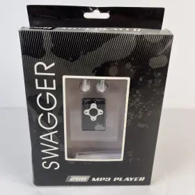 1330711 Sakar Swagger 2gb Mp3 Player Mobile Music Black Gray Splatter Design Open Box