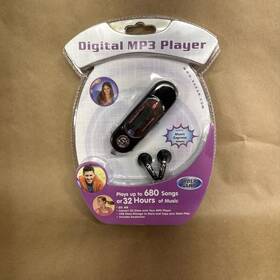 Sakar 48379 Digital Mp3 Player Cyber Gear 680 Songs 32hrs Music New 2000s Y2k