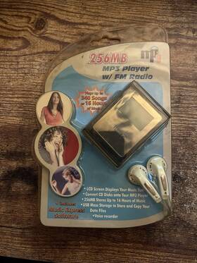 Sakar 50378 Brand New Sealed 2006 Mp3 Player Item Number 50379 By