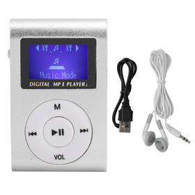 Salalis Salalis1r8g4szqi64212-11 Portable Mini Mp3 Music Player With Clip Usb And Lcd Screen Supports 32gb Mem