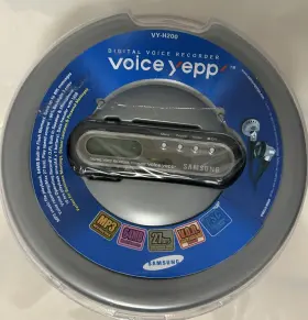 Vy-h200s Samsung Yepp Portable Digital Voice Recorder Mp3 64 Mb Flash Memory Vy-h200