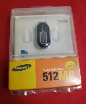 Yp-f1 Samsung Xb 512mb Mp3 Digital Media Audio Player Recorder Fm Radio Usb New