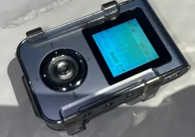 Yp-t7x Samsung Vintage Mp3 Player Fm Radio 1 Gb Blue Silver - Tested