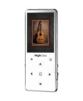 Samvix 637057970200 Highclass 16gb Kosher Mp3 Player Touch Buttons Built In Speaker White