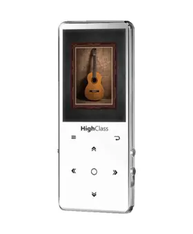 Samvix 637057970200 Highclass 16gb Kosher Mp3 Player Touch Buttons Built In Speaker White