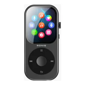 Samvix 766162175986 Soniq Kosher Touch 32gb Mp3 Player With Sd Slot Black