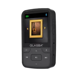 Samvix-glasba64 Samvix Glasba 64gb Kosher Mp3 Player With Bluetooth And Books Black