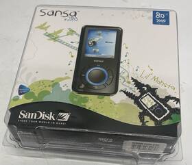 Sandisk 619659032036 Black Sansa Sandisc E280 V2 Mp3 8.0 Gb Media Player