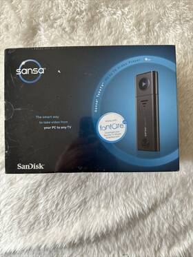 Sandisk 619659034771 Sansa Taketv 8gb Portable Pc To Tv Video Player Black New