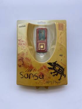 Sandisk 619659035341 Vintage Sansa C250 2gb Mp3 Player Fm Radio Voice Recorder Pink New Free Ship