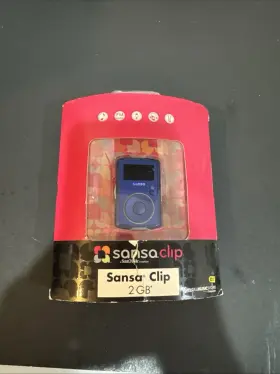 Sandisk 619659041533 Sansa Clip 2gb Mp3 Player Blue Sealed