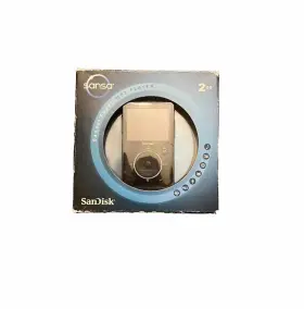Sandisk 619659045258 Vintage Sansa Clip 2gb Mp3 Player With Box 2007 Sandisc Black