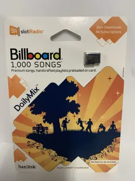 Sandisk 619659057022 Sr Slot Radio Billboard 1 000 Songs -daily Mix-preloaded Sd Card Nip