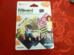Sandisk 619659059279 New Sansa Sr Slot Radio Billboard 80s And 90s Music Card 1000 Songs
