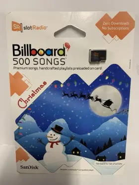 Sandisk 619659061807 Billboard 500 Songs Christmas Sr Slot Radio 5 Playlists Nip
