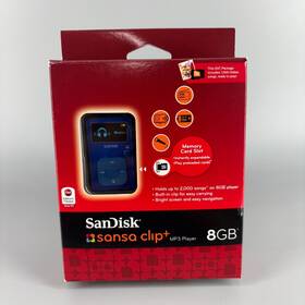 Sandisk 619659070472 Sansa Clip Plus Mp3 Player 8gb - Brand New Sealed