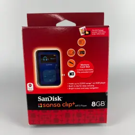 Sandisk 619659070472 Sansa Clip Plus Mp3 Player 8gb - Brand New Sealed
