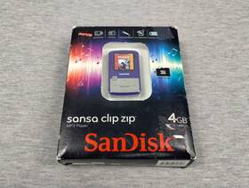 Sandisk 676639067793 Sansa Clip Zip 4gb Mp3 Player Purple Nob