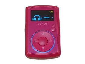 Sandisk Beo810bhzk-2gb Sansa Clip Pink Mini Fm Radio Mp3 Player Tested Working