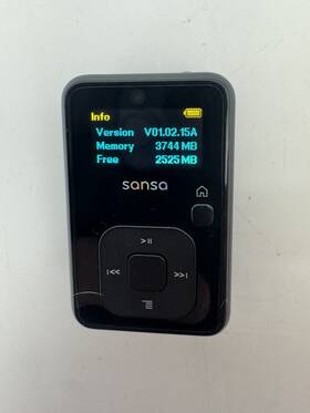 Sandisk Bh01tcaxk-4gb Sansa Clip 4gb Mp3 Player Black With Microsd Slot And Tested Works