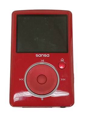 Sandisk Bh0910bmwk-4gb Sansa Fuze 4gb Red Portable Media Player Tested Working