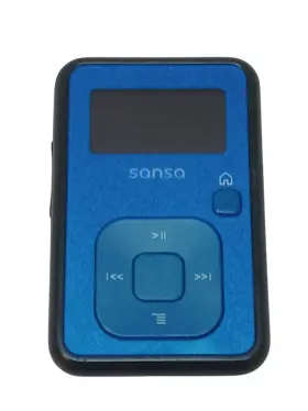 Bh1101cayk-4gb Sandisk Clip Plus 4gb Blue Mp3 Music Player Reset Tested Working Great