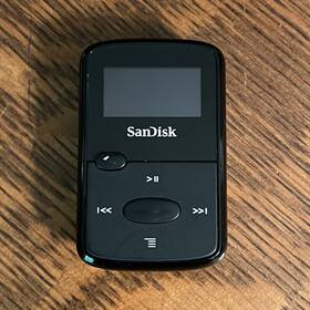 Sandisk Bi1644cpqk 8gb Clip Jam Mp3 Player Black