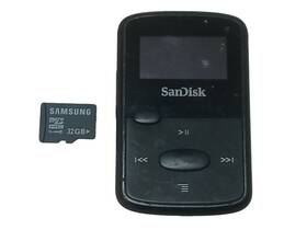 Sandisk Bi1651cpqk-8gb Clip Jam Mp3 Player 32gb Microsd Card Bundle Great