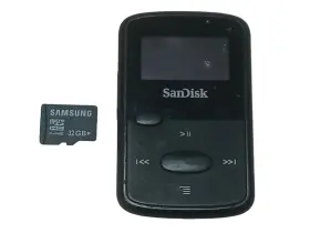 Bi1651cpqk-8gb Sandisk Clip Jam Mp3 Player 32gb Microsd Card Bundle Great