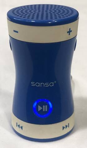 Sandisk Sansa-512 Sansa Shaker Blue Mp3 Player 512 Mb Kids Digital Music With Sd Card Usb
