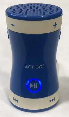 Sansa-512 Sandisk Sansa Shaker Blue Mp3 Player 512 Mb Kids Digital Music With Sd Card Usb