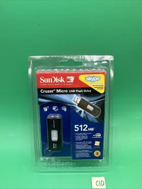 Sdcz6-512-a10 Sandisk Cruzer Micro 512mb Usb Flash Drive Usb2.0 Portable New